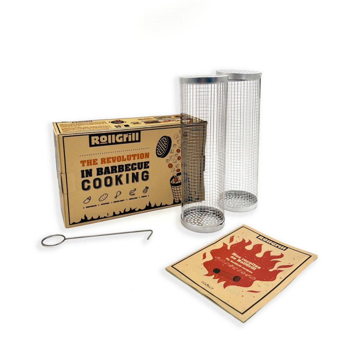 COOKUT Ustensile barbecue Roll grill