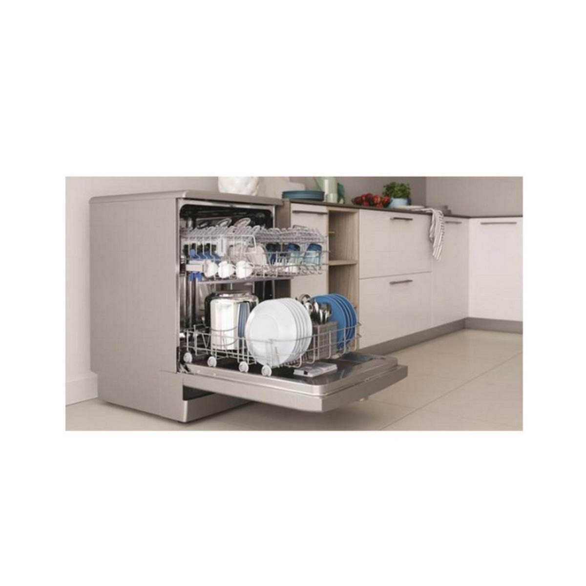 Indesit Lave-vaisselle 60cm 14 couverts 46db gris - D2FHK26S