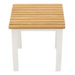 Paris Prix Table d'Appoint de Jardin en Teck  Mexico  40cm Naturel