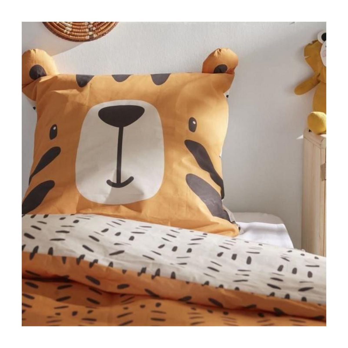 Today Parure de lit - TODAY - 140 x 200 cm - Coton 57 fils - FUNNY 3.7