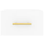 Voir la diapositive 5 : VIDAXL Table de chevet murale blanc 35x35x20 cm