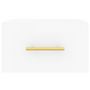 Voir la diapositive 5 : VIDAXL Table de chevet murale blanc 35x35x20 cm
