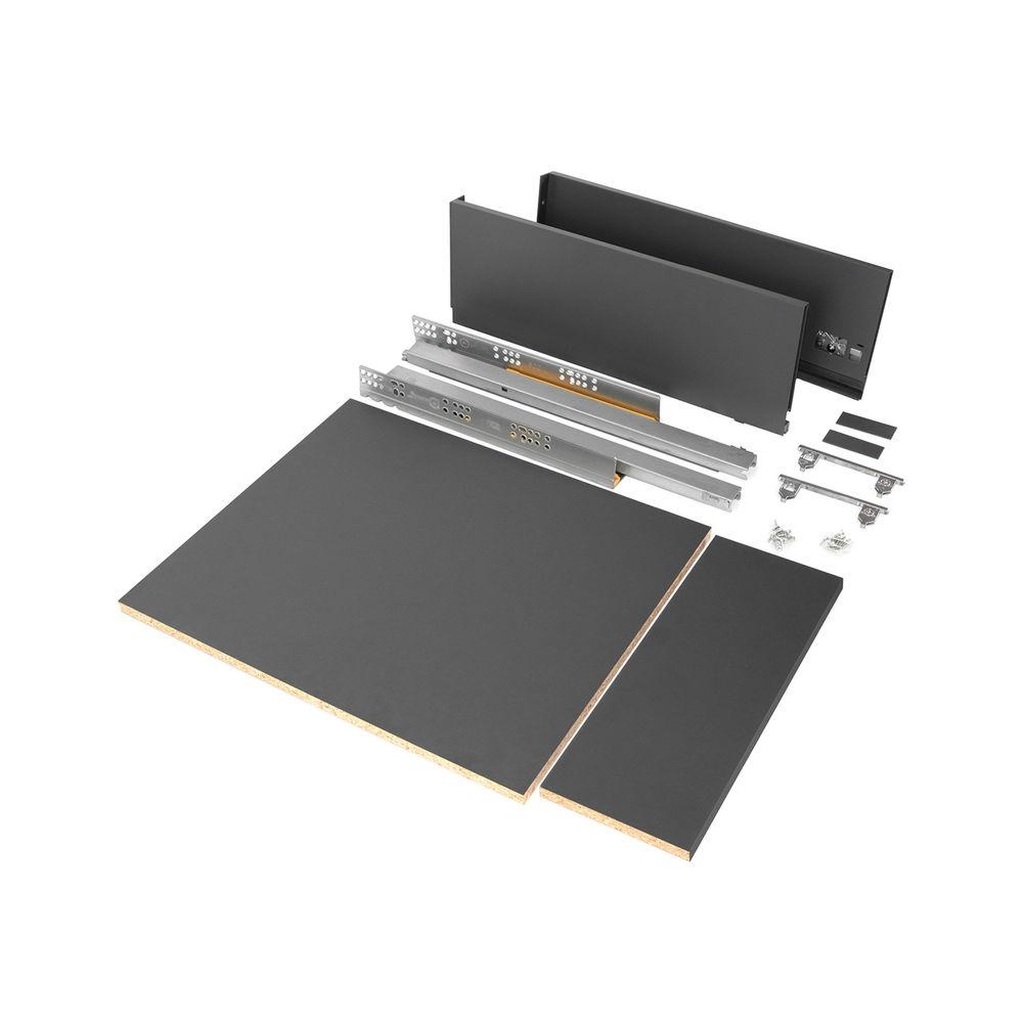 EMUCA SRL Kit de tiroir pour cuisine/salle de bain Vertex - 178 mm - panneaux inclus