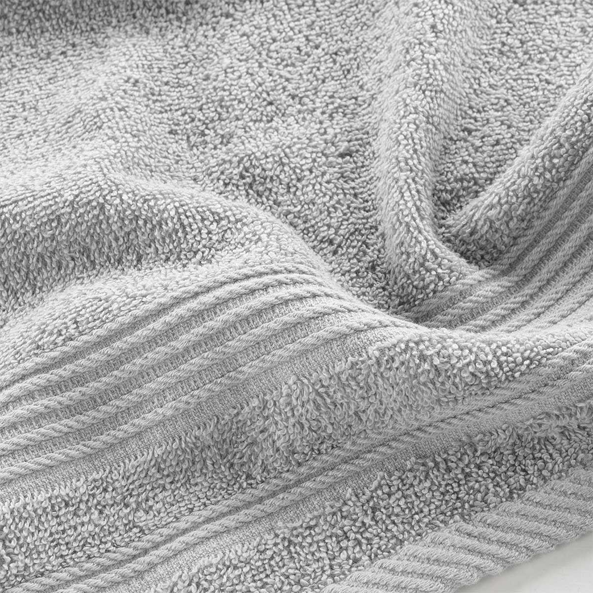 Voir la diapositive 2 : Douceur d'Intérieur Serviette d'Invité  Tendresse  30x50cm Gris Perle