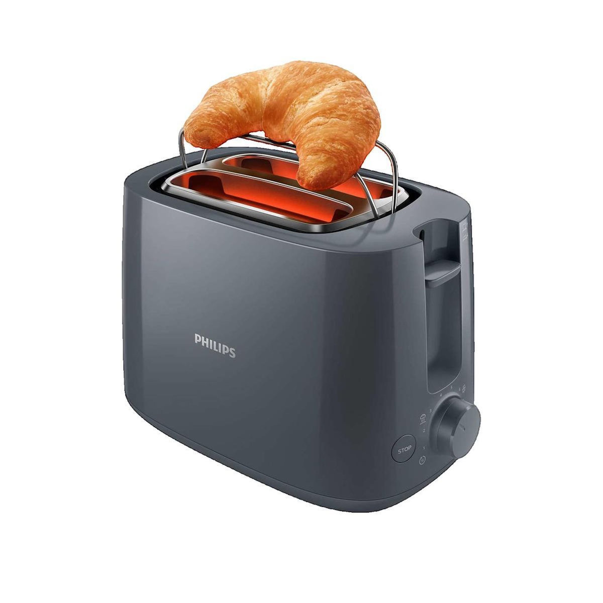 Philips Grille-pain Philips HD2581/10 avec 8 niveaux de brunissage