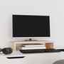 Voir la diapositive 3 : VIDAXL Support pour moniteur 50x27x10 cm Bois de pin solide