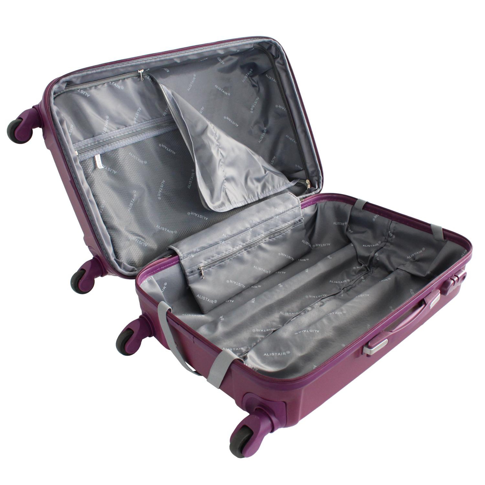 Voir la diapositive 4 : Alistair Valise taille moyenne Alistair - Collection Iron - 4 roues - ABS ultra résistant