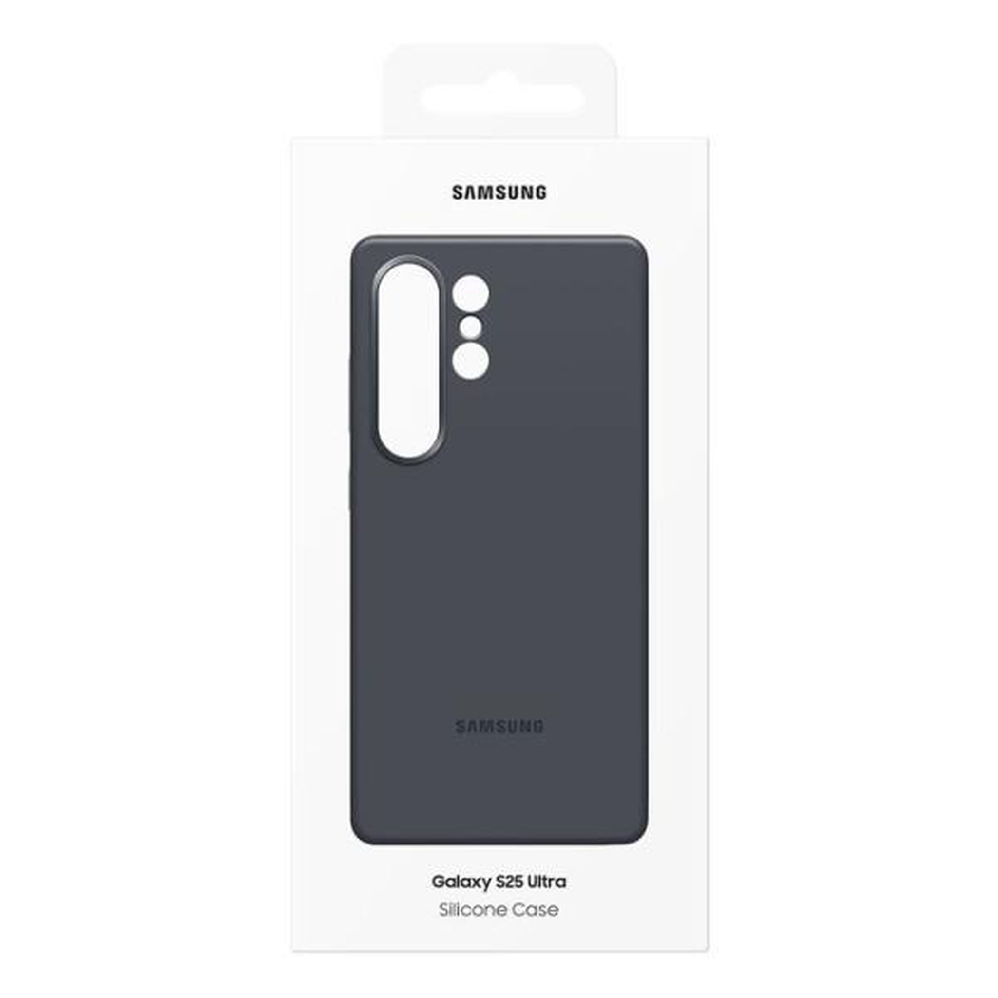 Voir la diapositive 3 : Samsung Coque silicone Galaxy S25 Ultra Noir