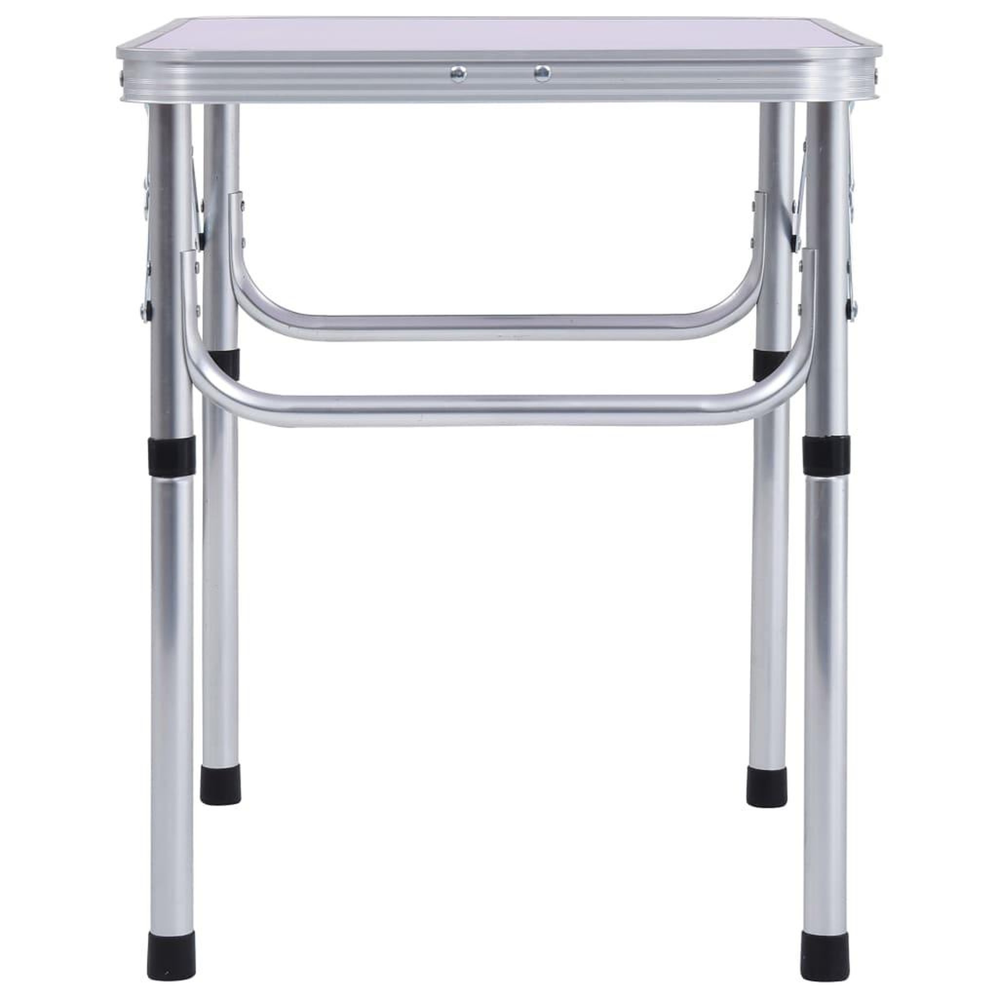Voir la diapositive 4 : VIDAXL Table pliable de camping Blanc Aluminium 60x45 cm