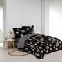 Voir la diapositive 4 : Paris Prix Parure de Lit 3 Pièces  Milor  240x220cm Noir