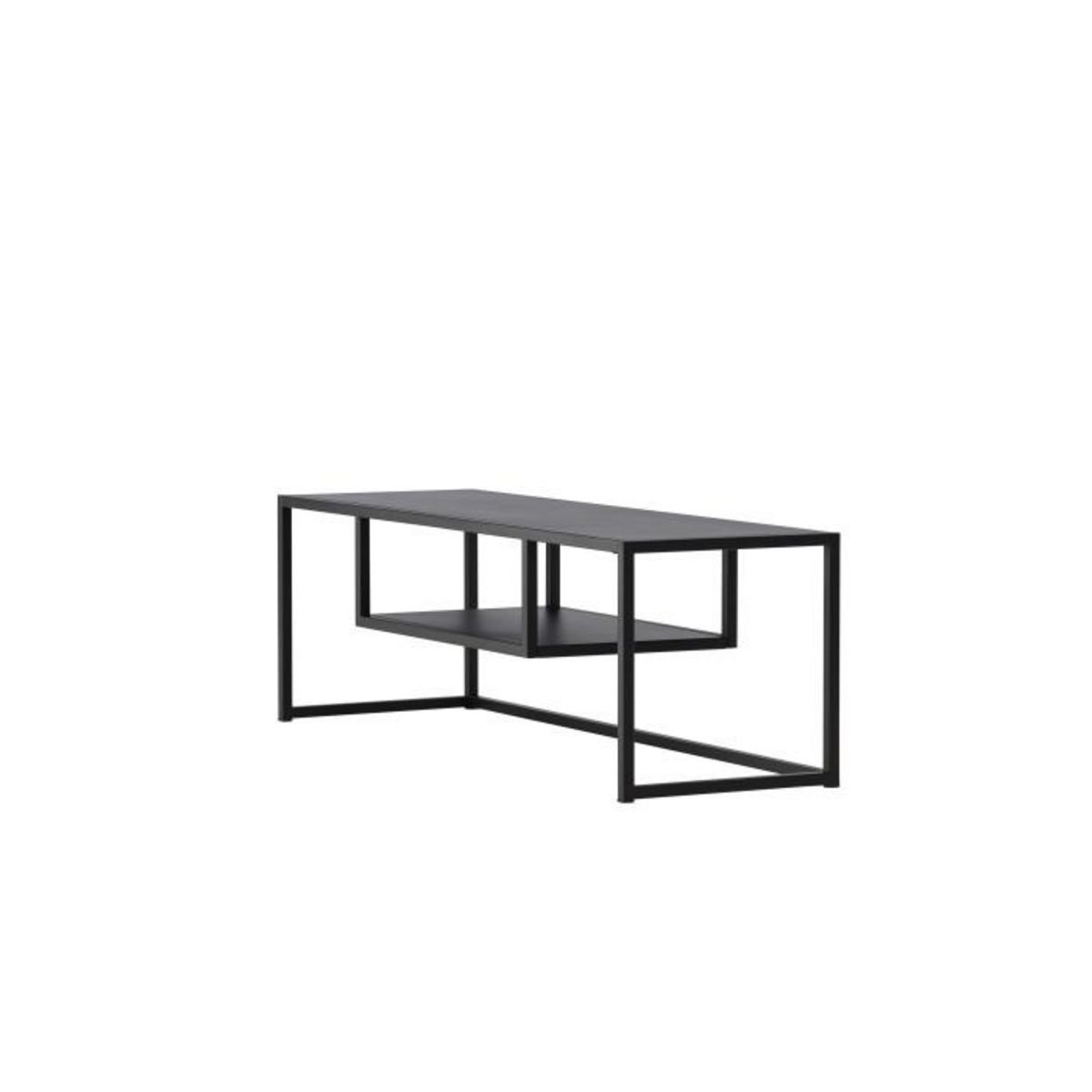 Paris Prix Meuble TV en Métal  Riverside  120cm Noir