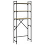 Voir la diapositive 2 : VIDAXL Etagere de lave-linge chene sonoma 67x25x163 cm bois ingenierie