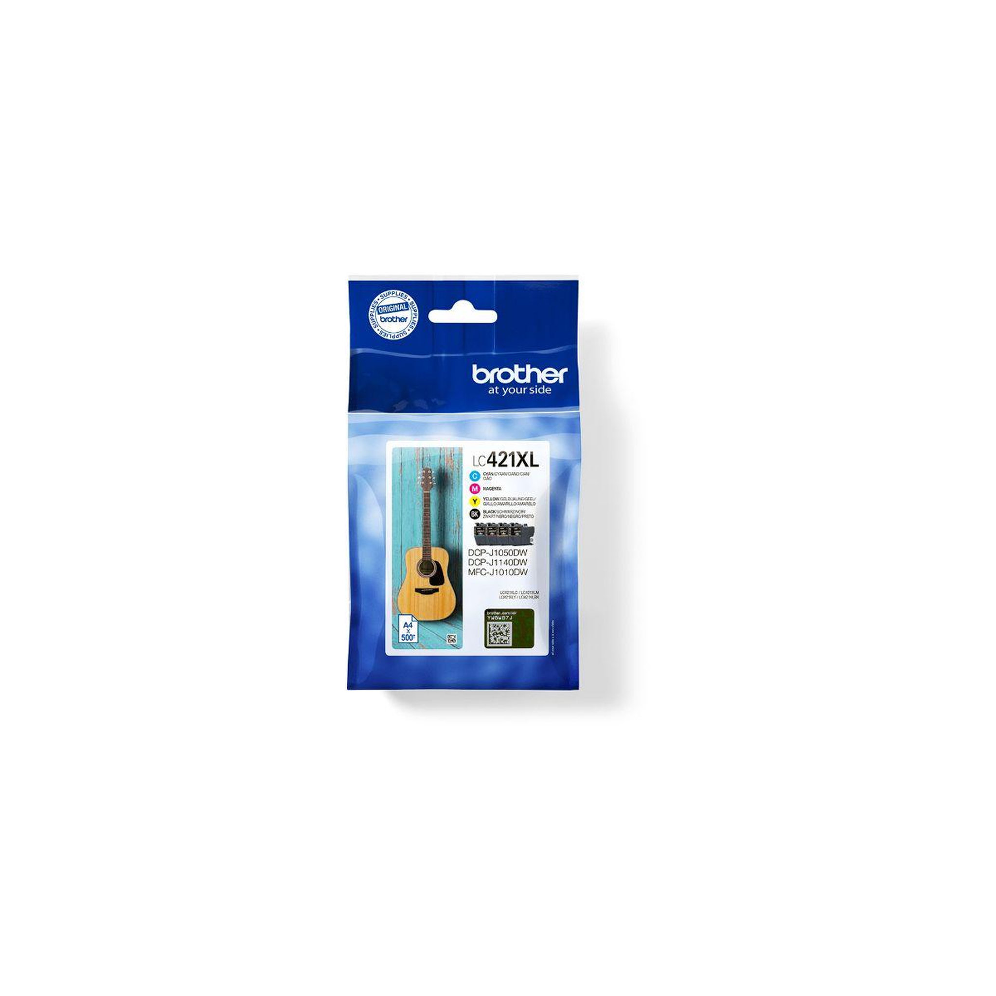 Brother Cartouche d'encre pack multipack 4 originales lc421 xl (noir + 3 couleurs) - lc421xlval
