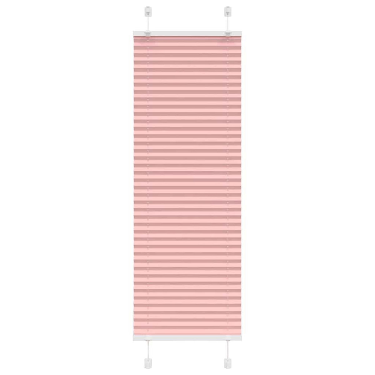 VIDAXL Store plisse rose 45x100 cm largeur du tissu 44,4 cm polyester
