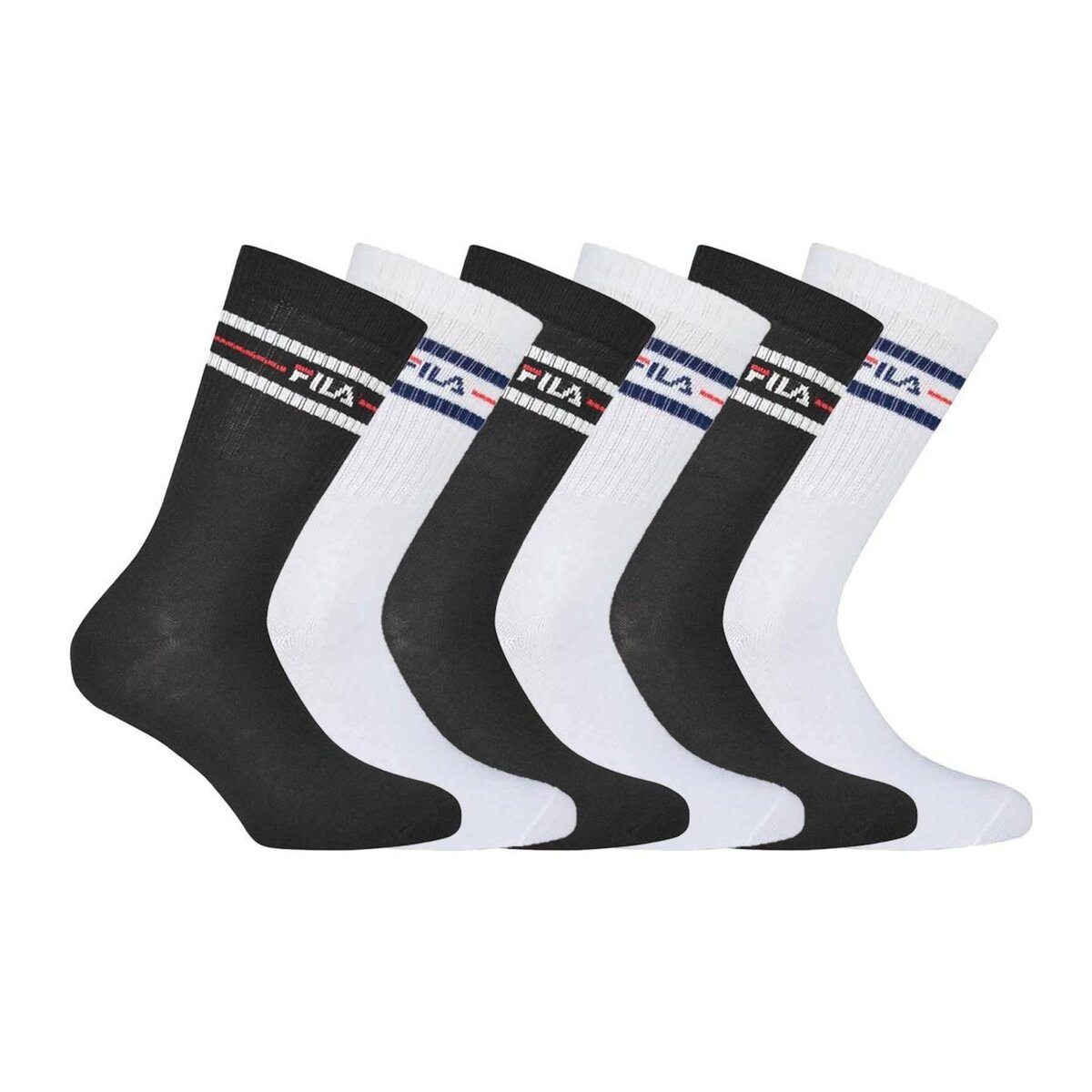 Lot de 6 Paires de Chaussettes Tennis Fila