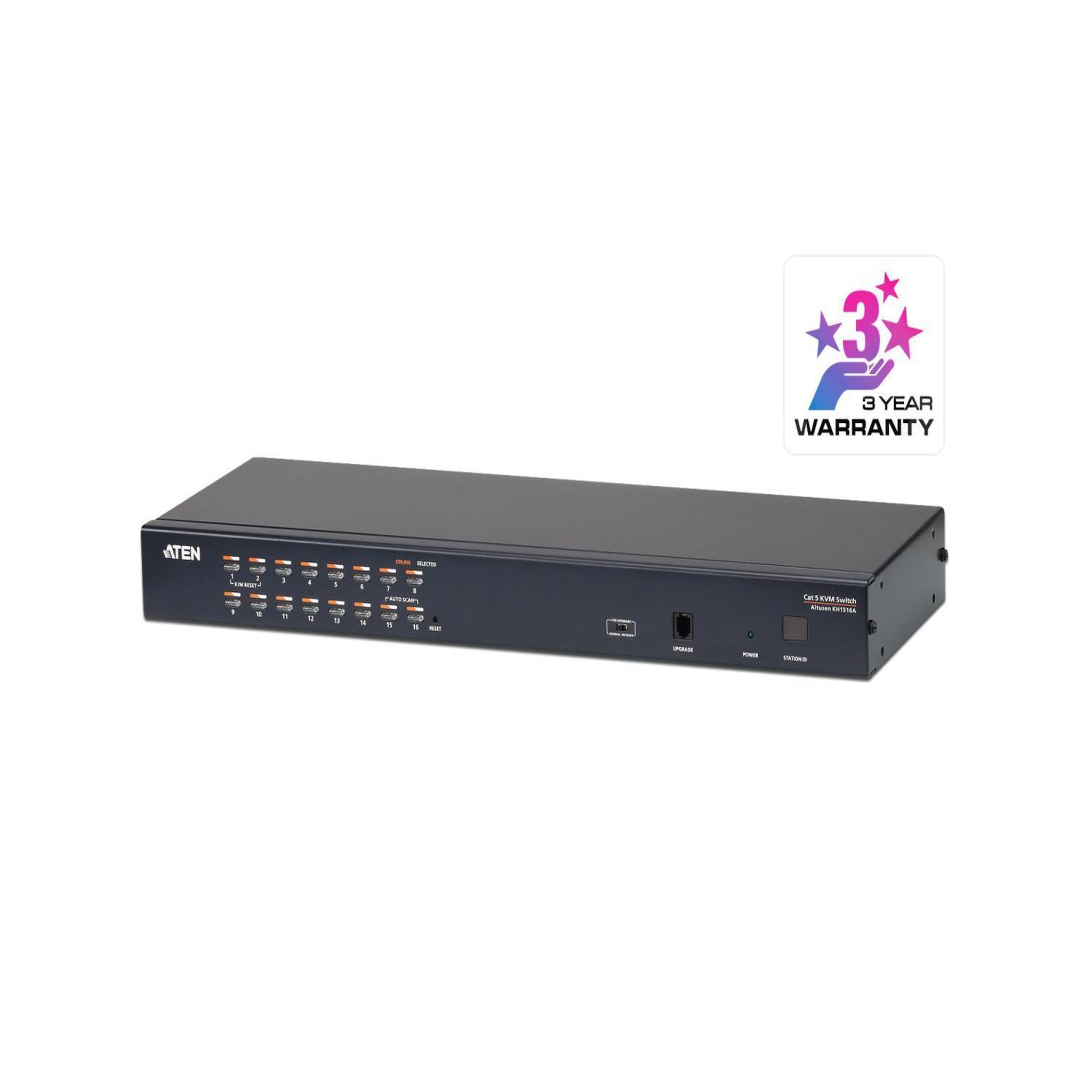 Voir la diapositive 2 : Aten Commutateur KVM ATEN KH1516A 16 ports