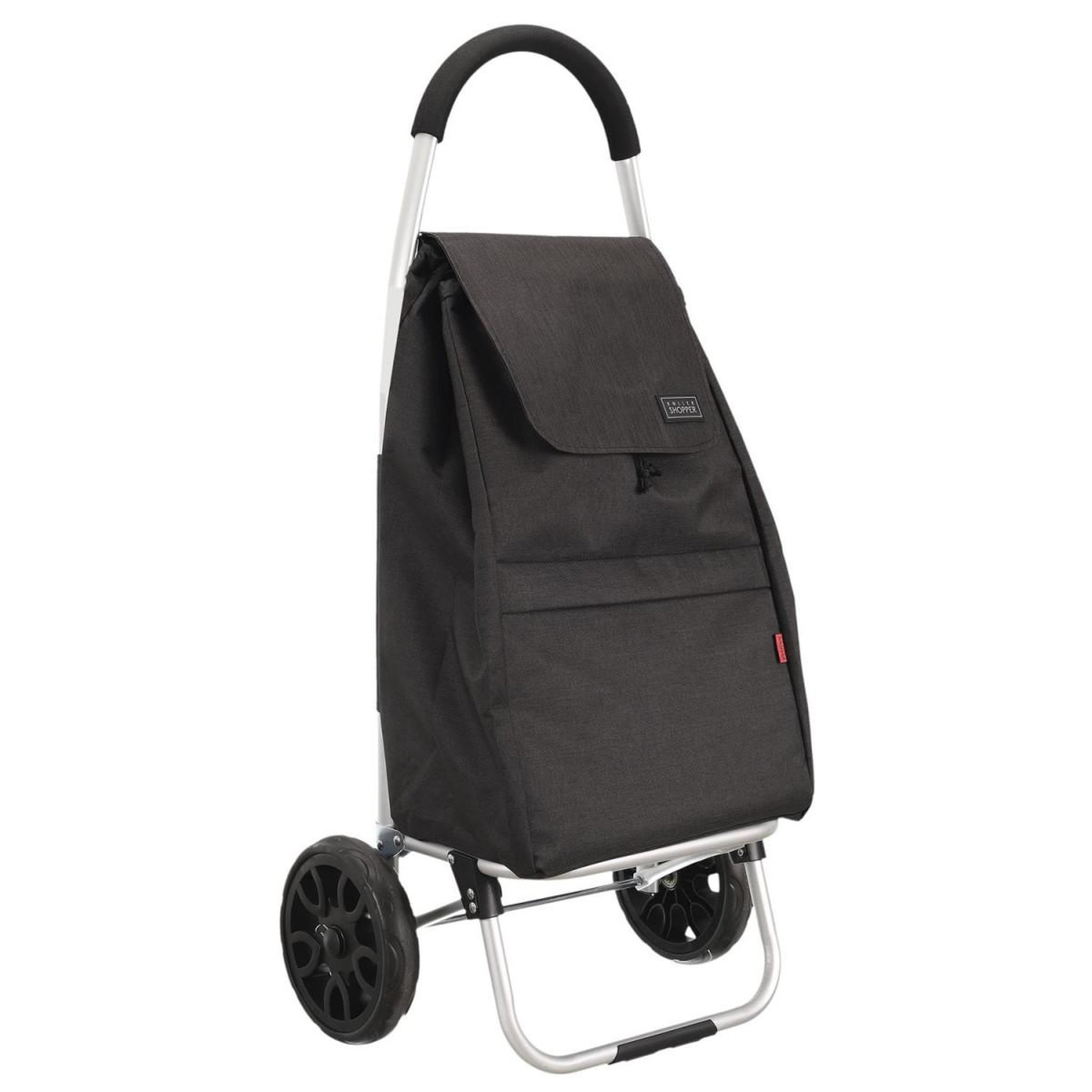 Entre temps Chariot de Marché  Haut de Gamme  48L Noir