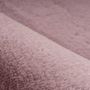 Voir la diapositive 3 : Paris Prix Tapis Uni Rond Doux à Poils Longs  Rabbit  Rose