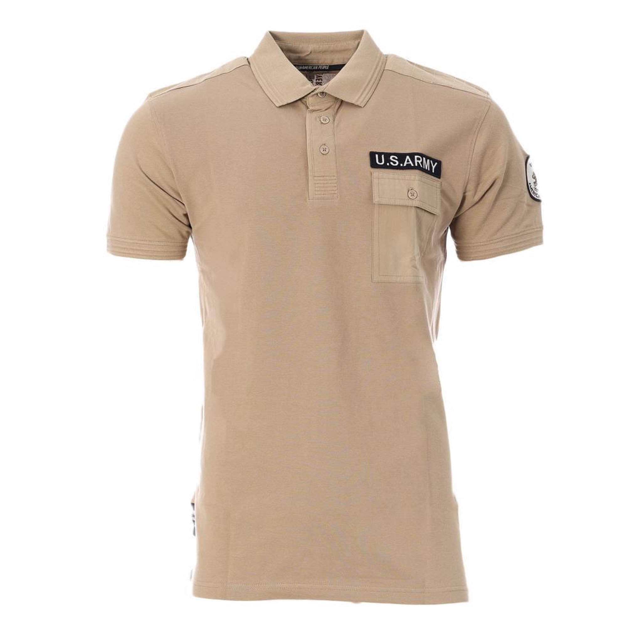 AMERICAN PEOPLE Polo  Homme American People Paf. Coloris disponibles : Beige