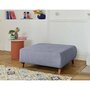 Voir la diapositive 5 : BEST MOBILIER Cristal - pouf modulable - 95 cm - en velours texturé