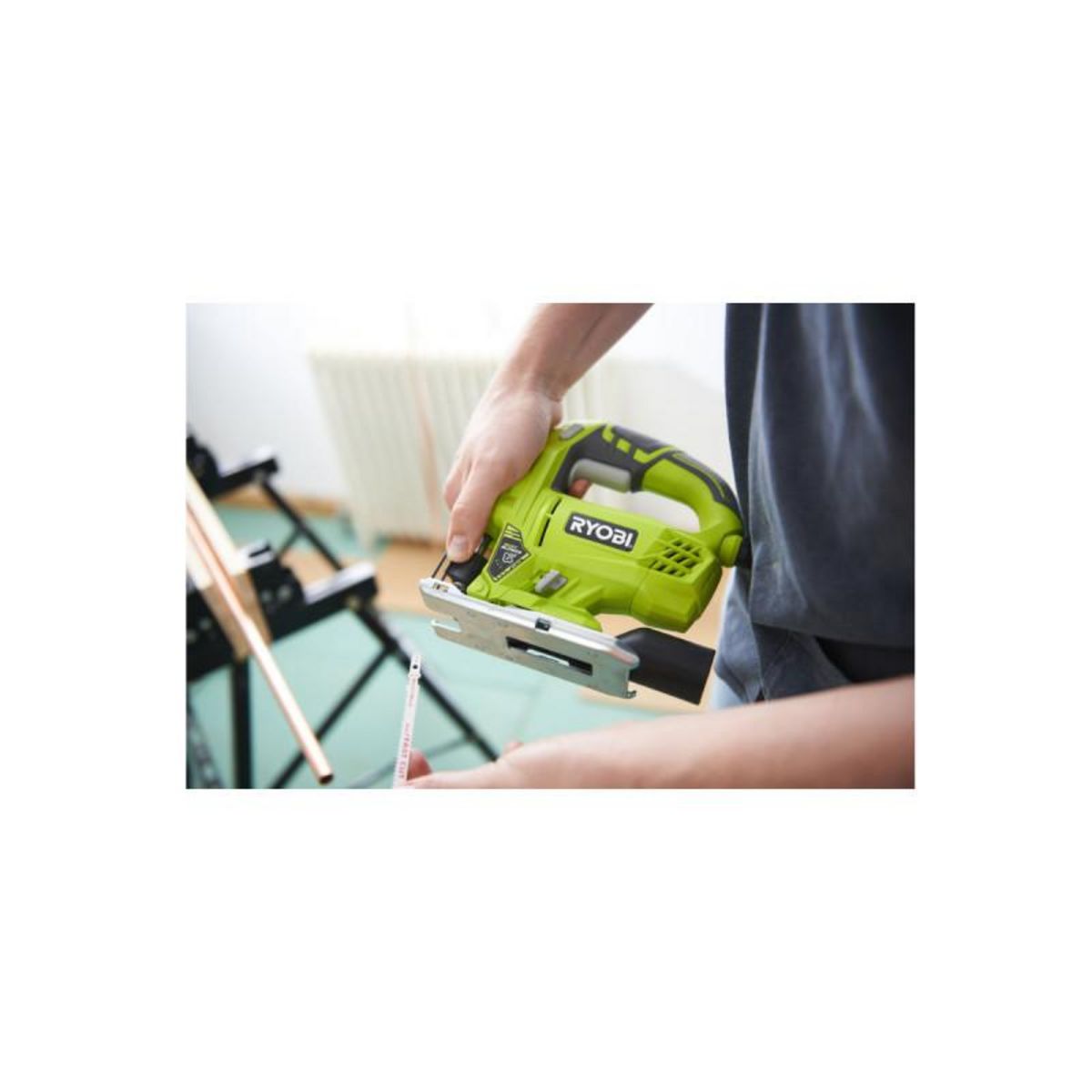 Ryobi Pack RYOBI Scie sauteuse électrique 500W RJS720-G - Coffret de 20 lames RAK20JB