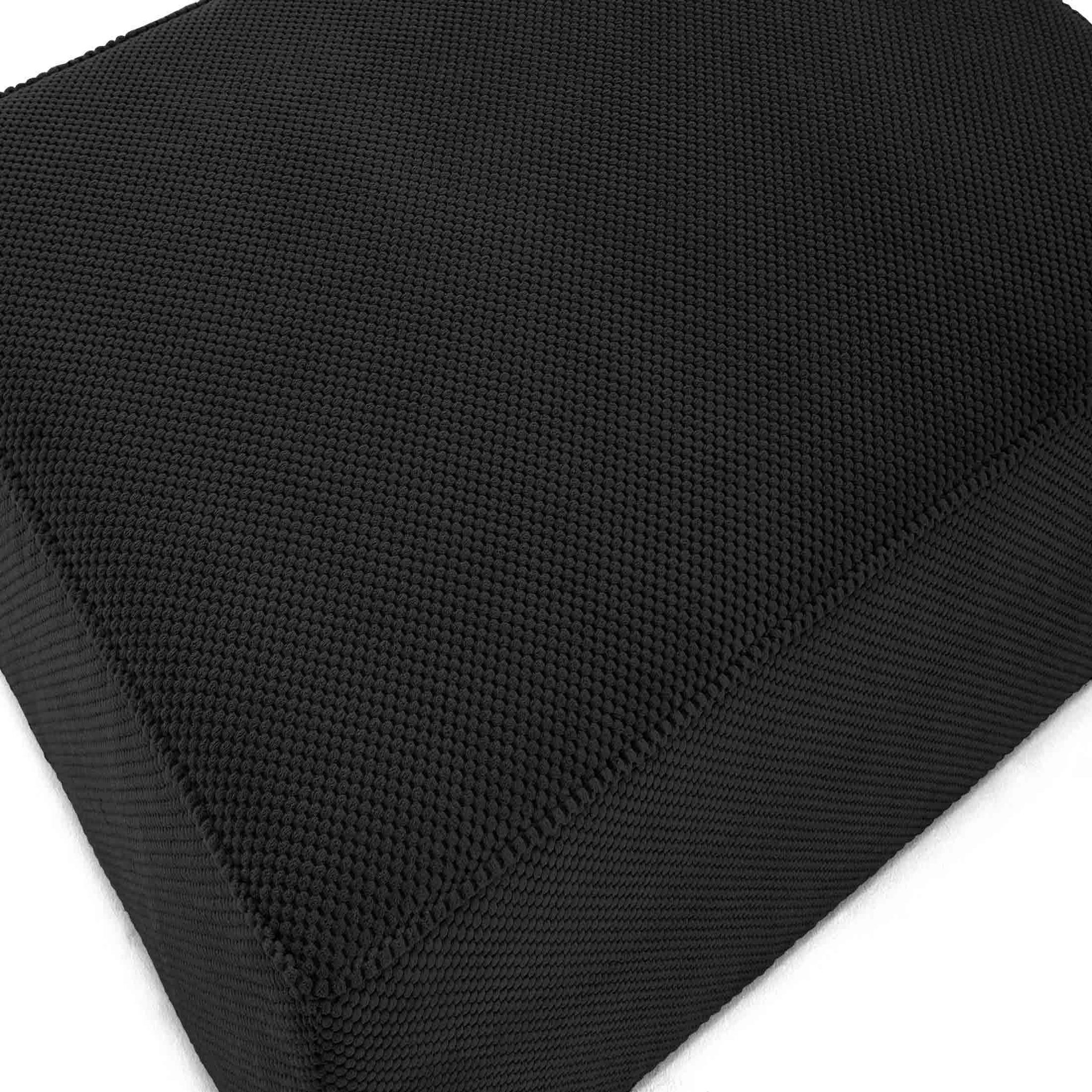 Voir la diapositive 5 : BEST MOBILIER Topaze - pouf - en velours texturé