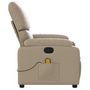Voir la diapositive 5 : VIDAXL Fauteuil de massage inclinable Cappuccino Similicuir