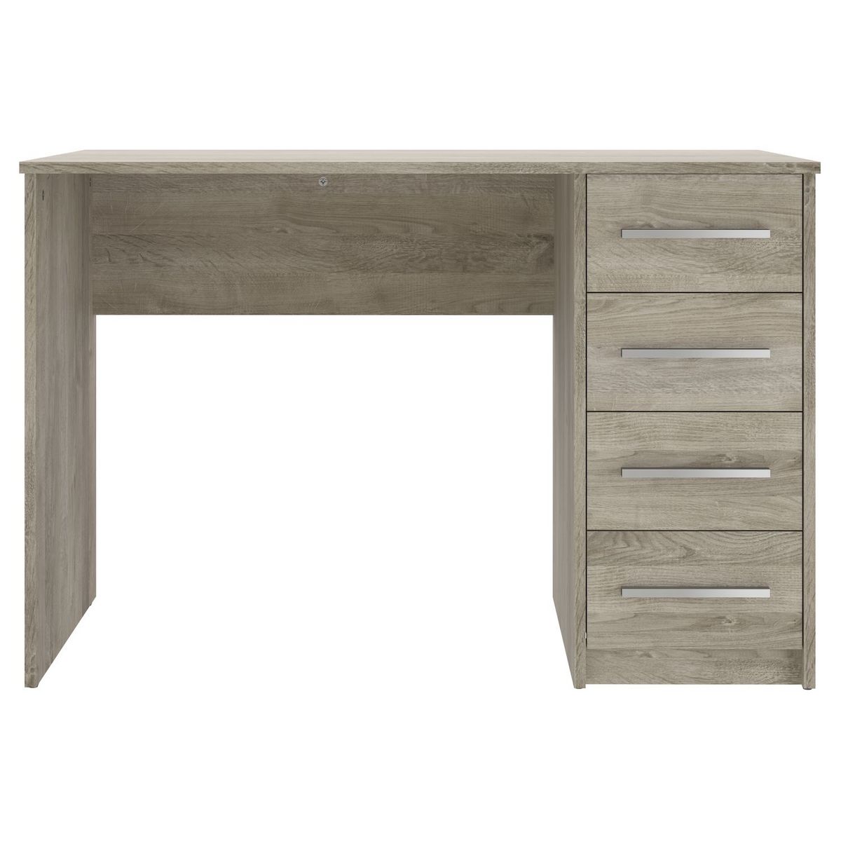 Bureau droit 4 tiroirs L110cm CARLOS