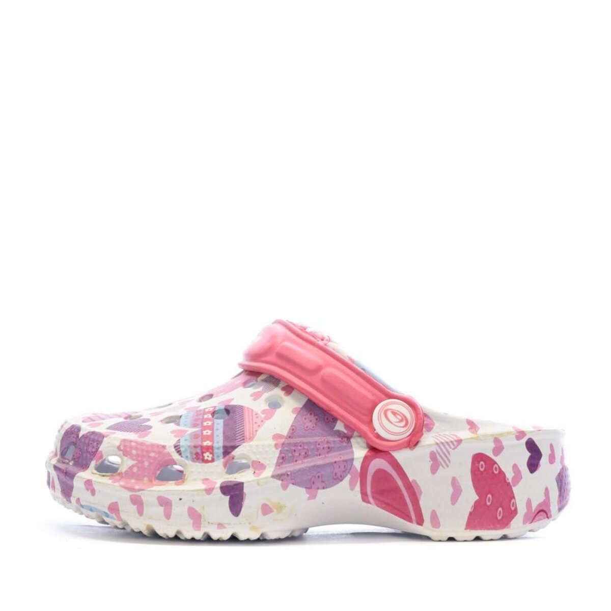 BEPPI Sabot Blanc Rose Fille Beppi Eva Clog pas cher Auchan