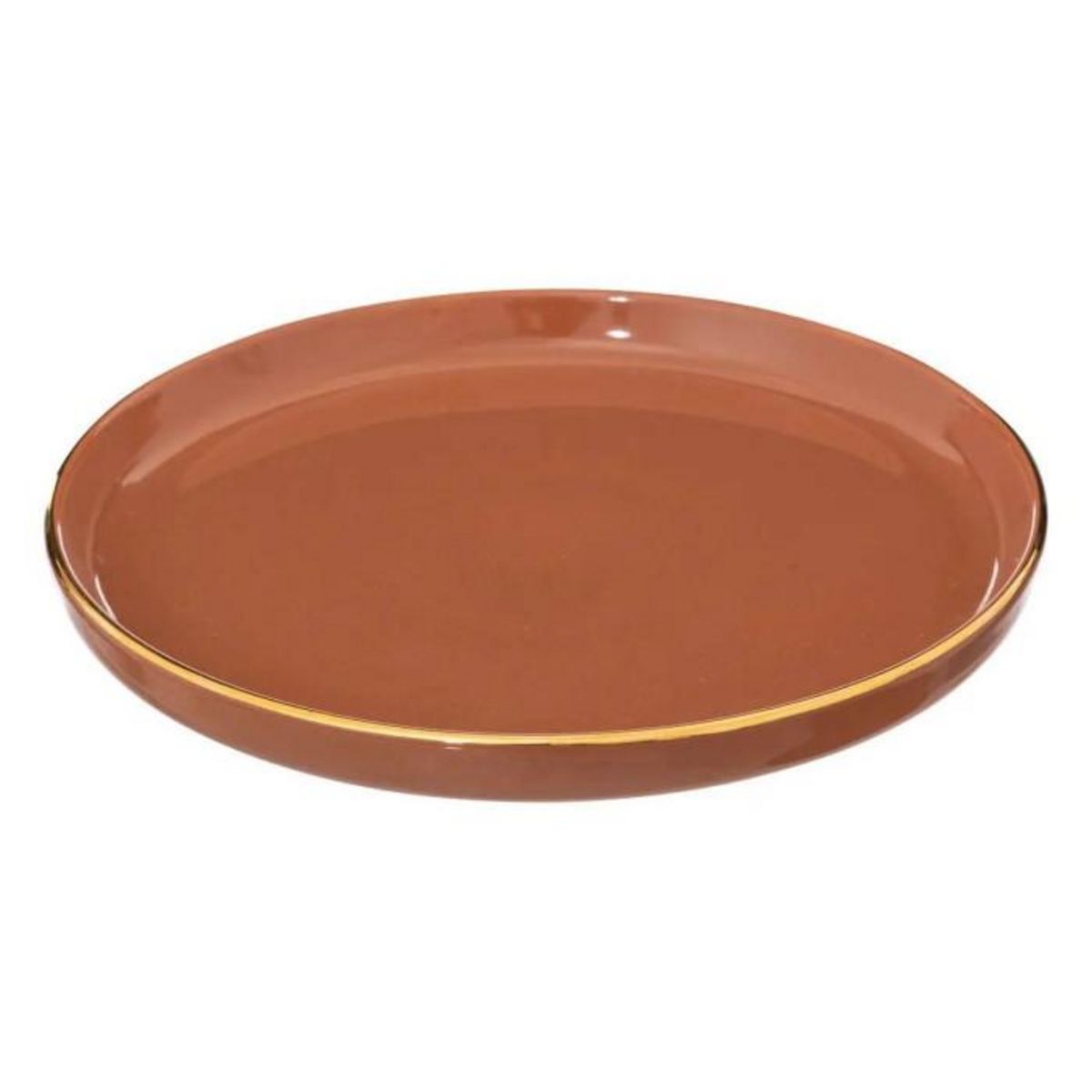 SECRET DE GOURMET Lot de 6 Assiettes à Dessert  Sublima  20cm Rose