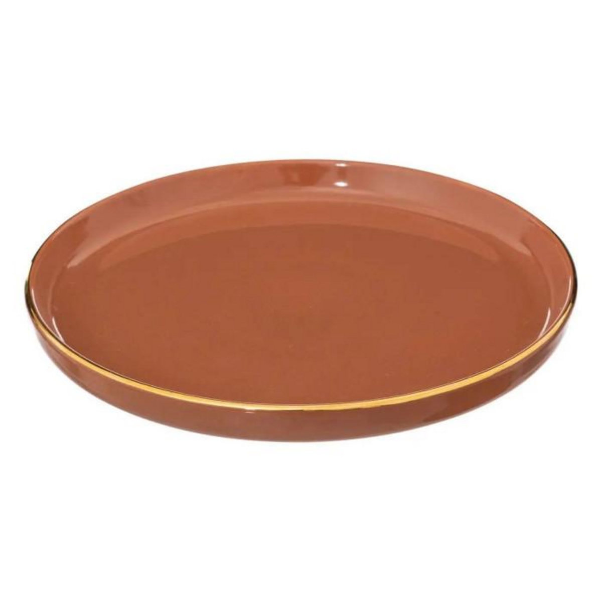 SECRET DE GOURMET Lot de 6 Assiettes à Dessert  Sublima  20cm Rose