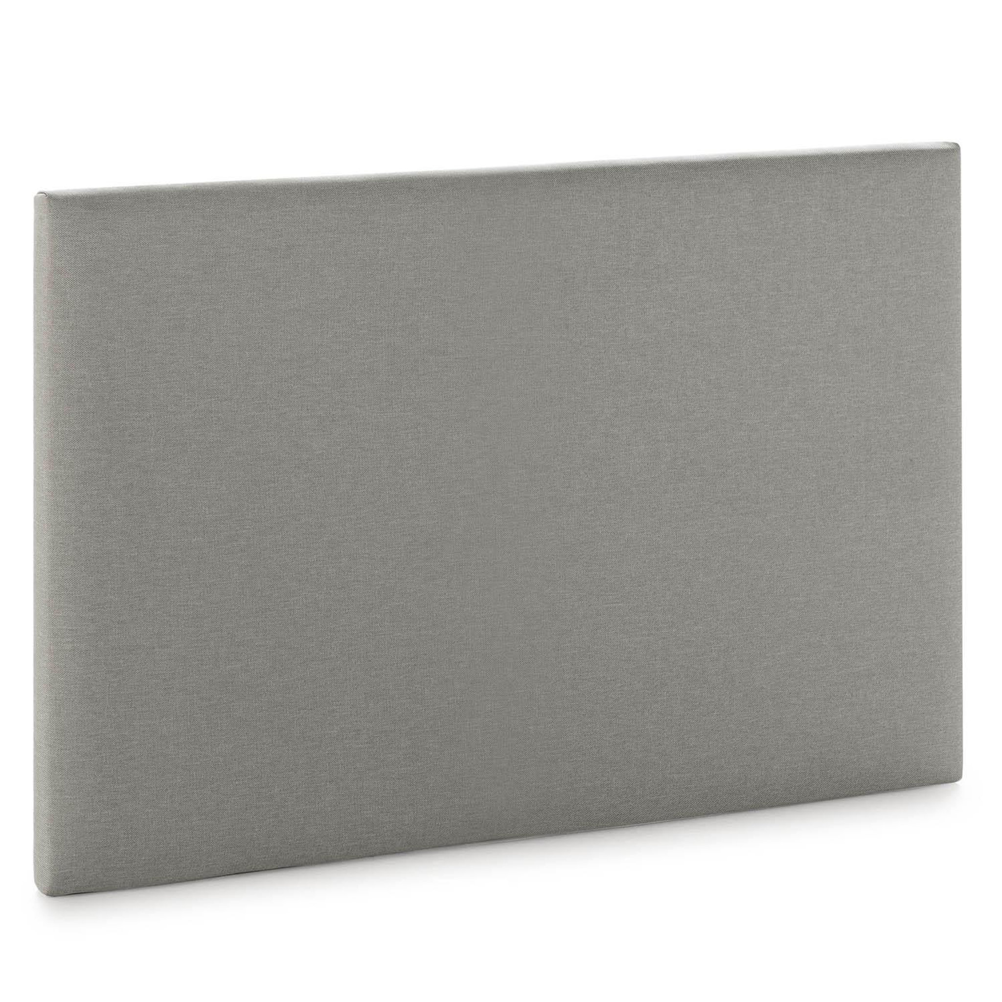 VS VENTA-STOCK Tête de lit Aura recouverte de tissu Gris Clair 90x60 cm