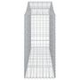 Voir la diapositive 5 : VIDAXL Paniers a gabions arques 3 pcs 200x50x100/120 cm fer galvanise