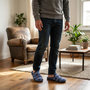 Voir la diapositive 4 : OZABI OZABI Pantoufles Homme Mule Chaudes Antiderapantes Confort