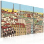 Voir la diapositive 1 : Paris Prix Tableau Imprimé  Douce Paris