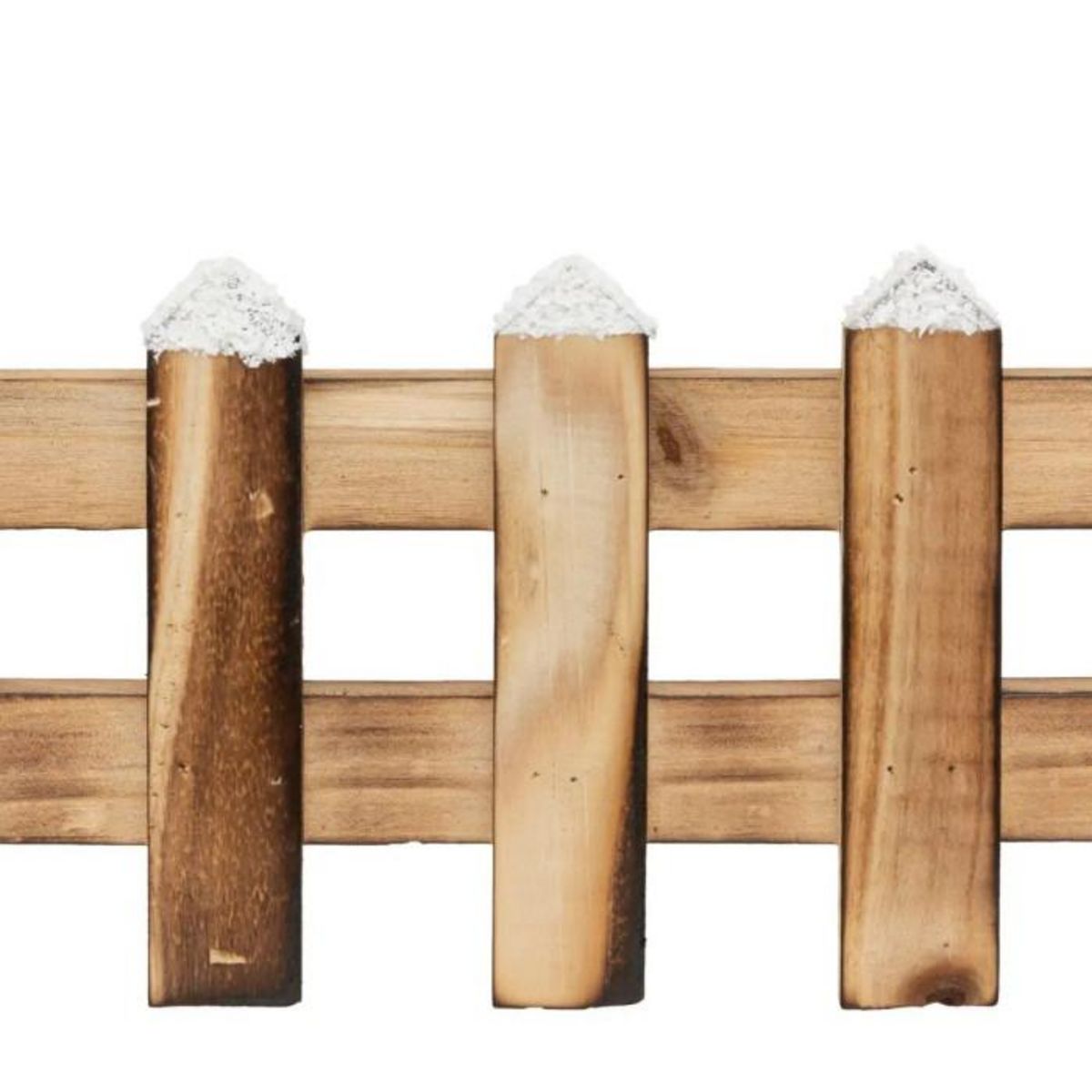 ATMOSPHERA Clôture Crèche de Noël  Bois  90cm Marron