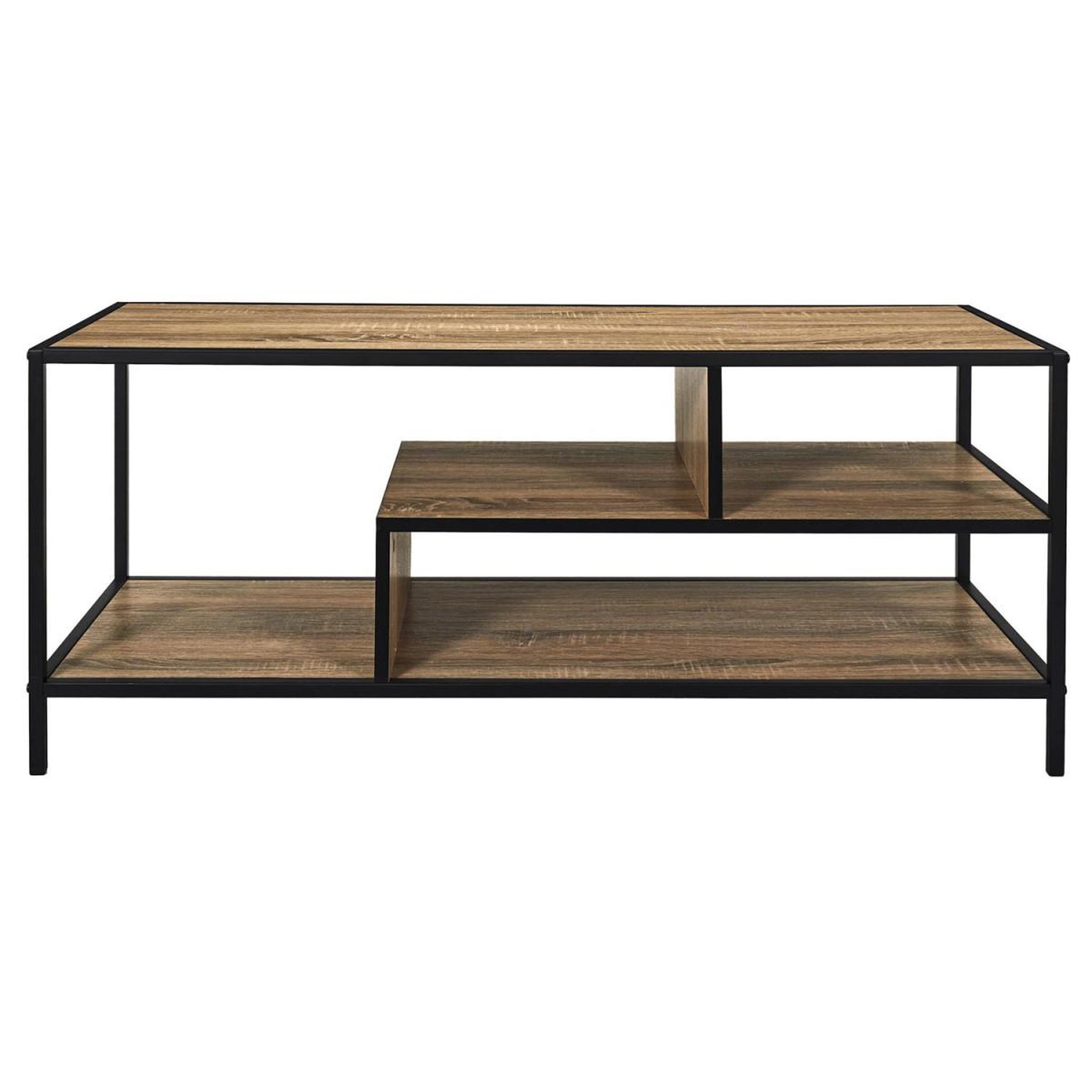 Voir la diapositive 2 : The Home Deco Factory Meuble tv design  edison  110cm marron & noir