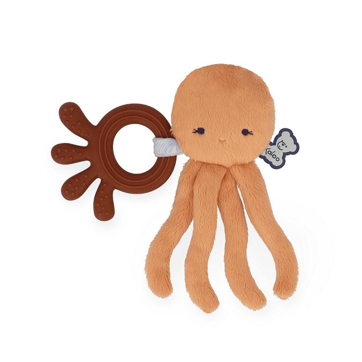 Kaloo Anneau de Dentition en Silicone - Poulpe Doux et Amusant pour Bébé