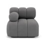Voir la diapositive 1 : LISA DESIGN Ruby - module d'assise gauche en velours texturé