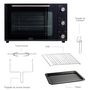 Voir la diapositive 5 : Kitchen move Four multifonction chaleur tournante 48l 1800w noir - bat-48rc