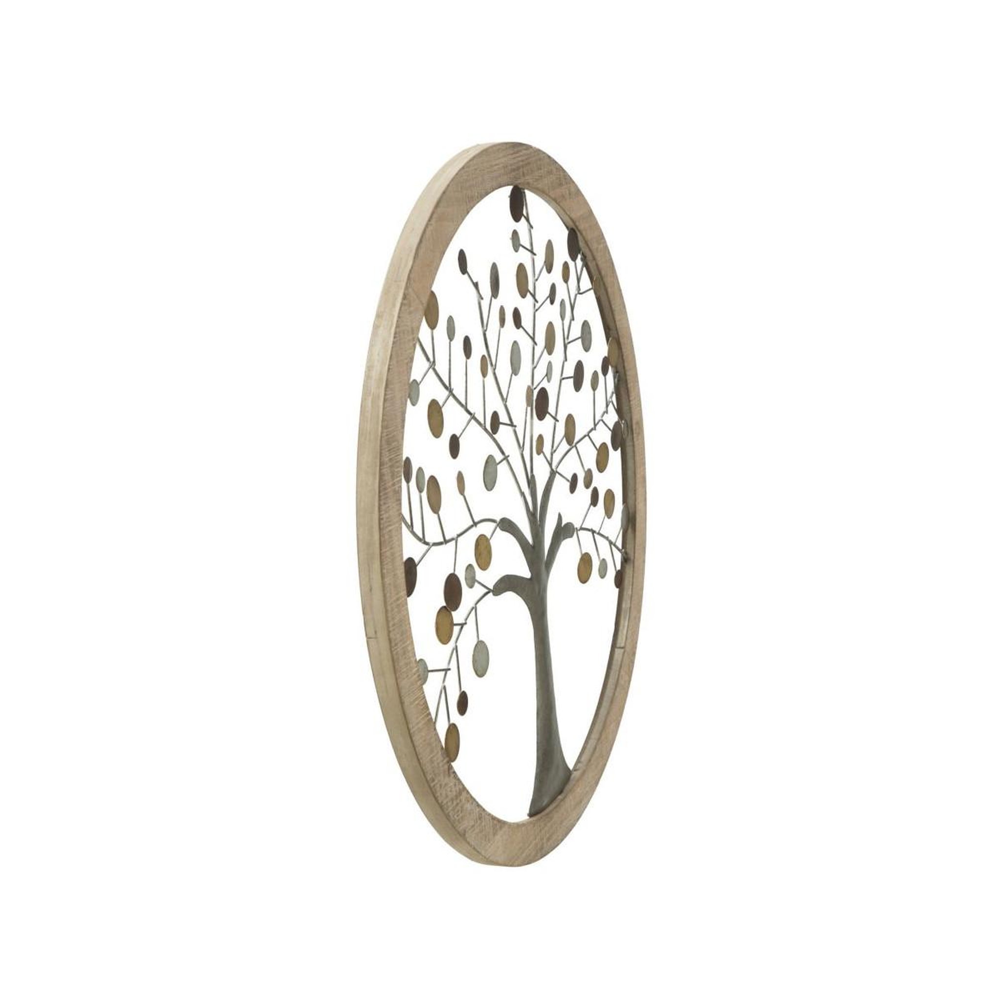 Voir la diapositive 2 : Paris Prix Déco murale ronde  arbre de vie  61cm multicolore