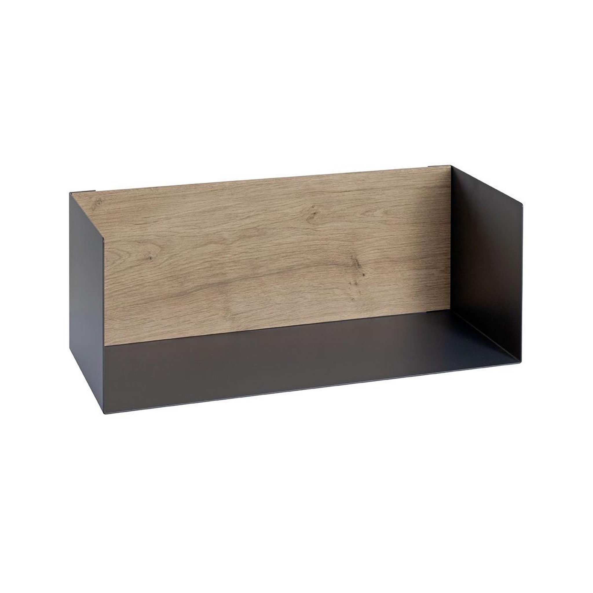 Paris Prix Étagère murale design  korfu  45cm anthracite & chêne