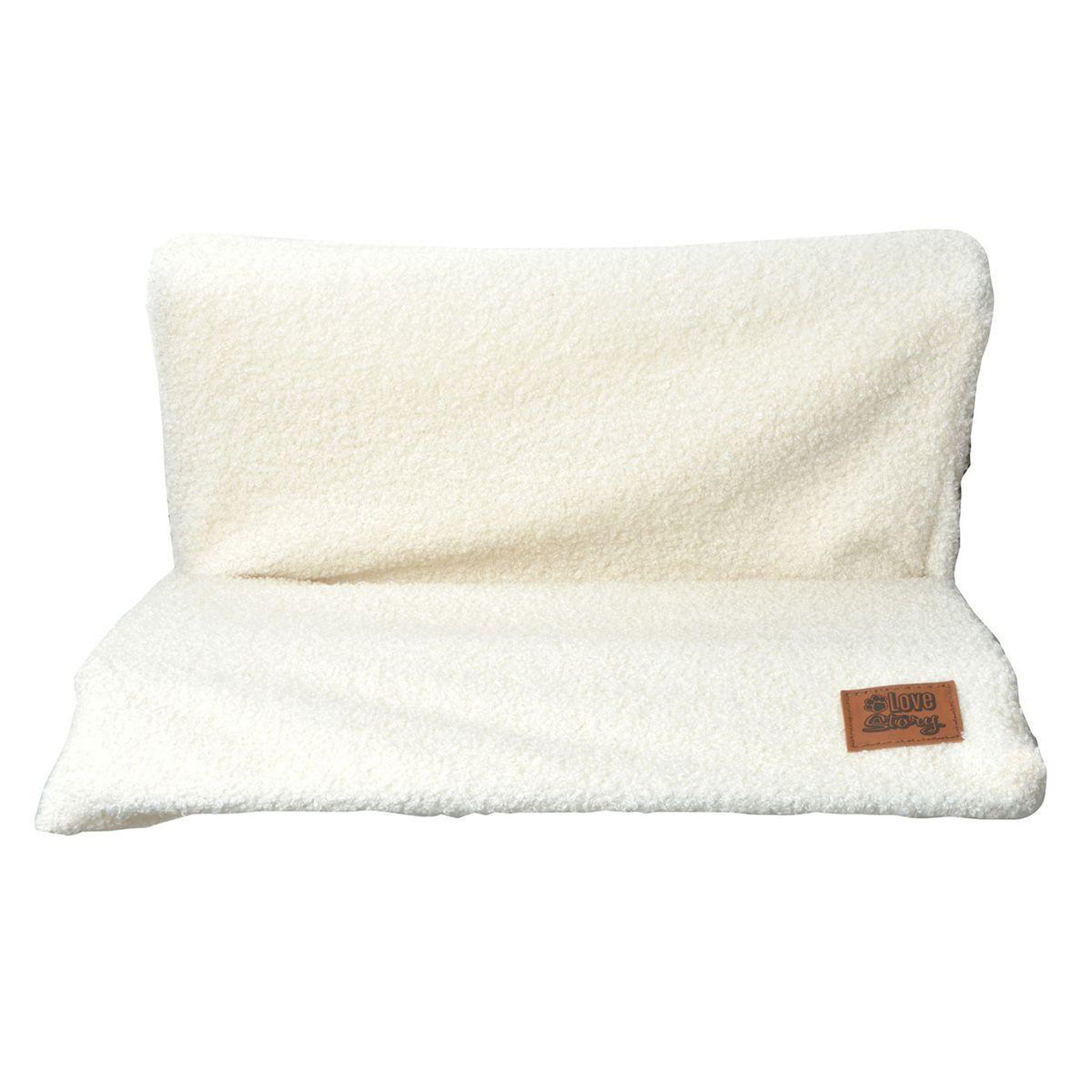 LOVE STORY Hamac de radiateur pour chat  wooly  45cm écru