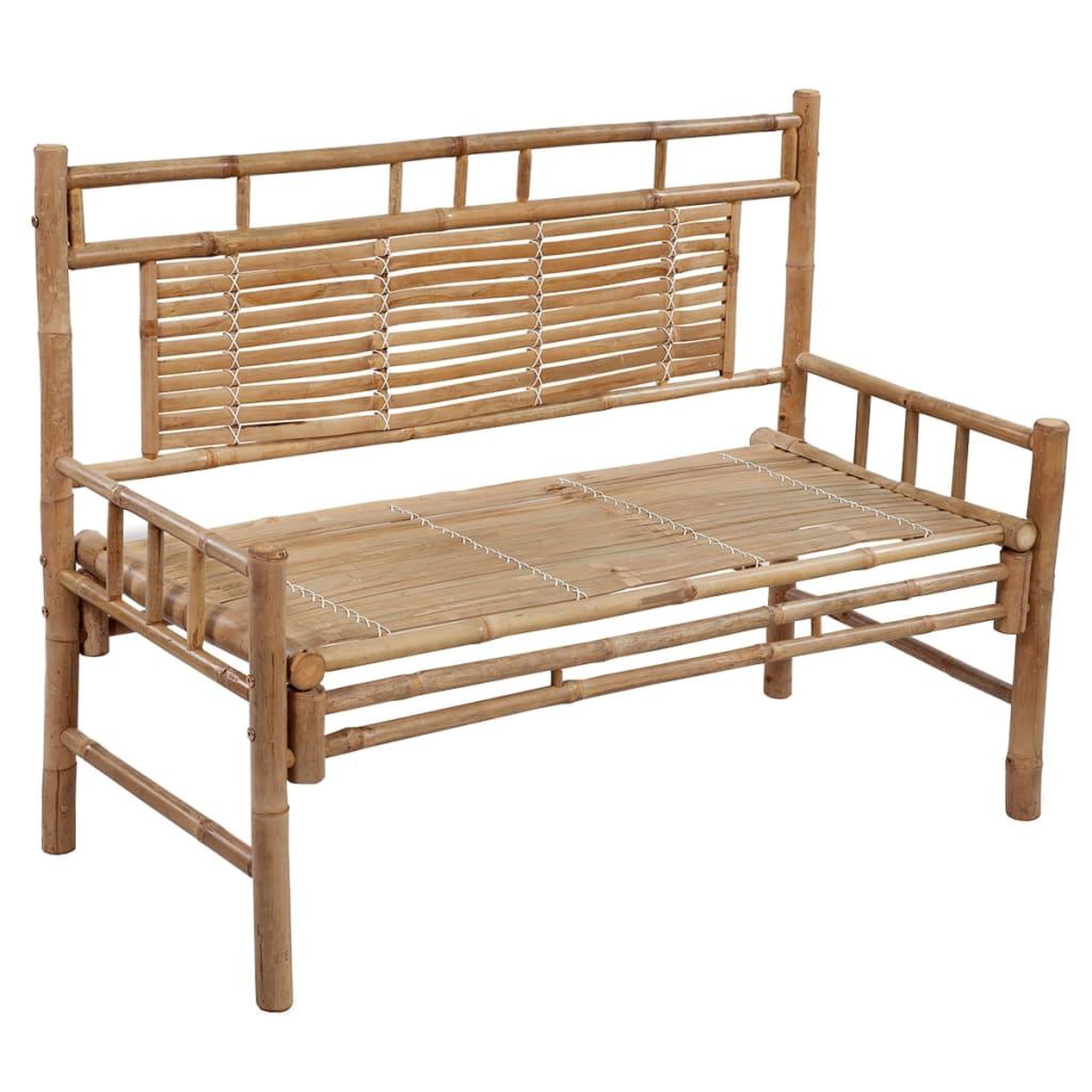 Voir la diapositive 2 : VIDAXL Banc de jardin avec coussin 120 cm bambou