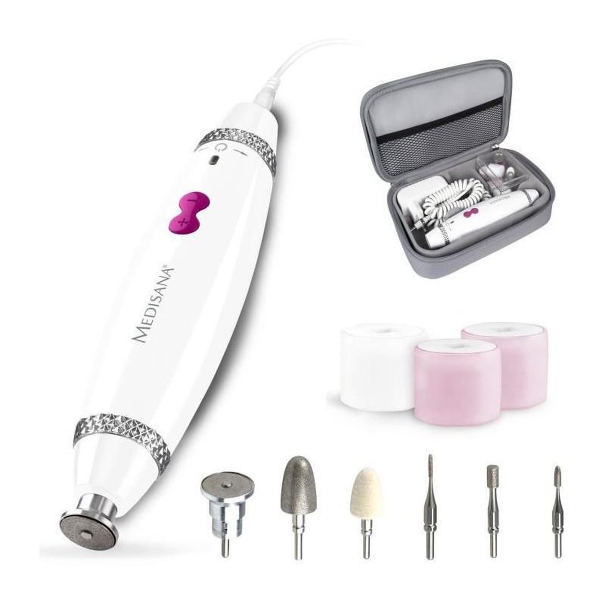 Voir la diapositive 2 : Medisana MEDISANA - MP 840 - Appareil pour manucure et pedicure - 3 niveaux de vitesse
