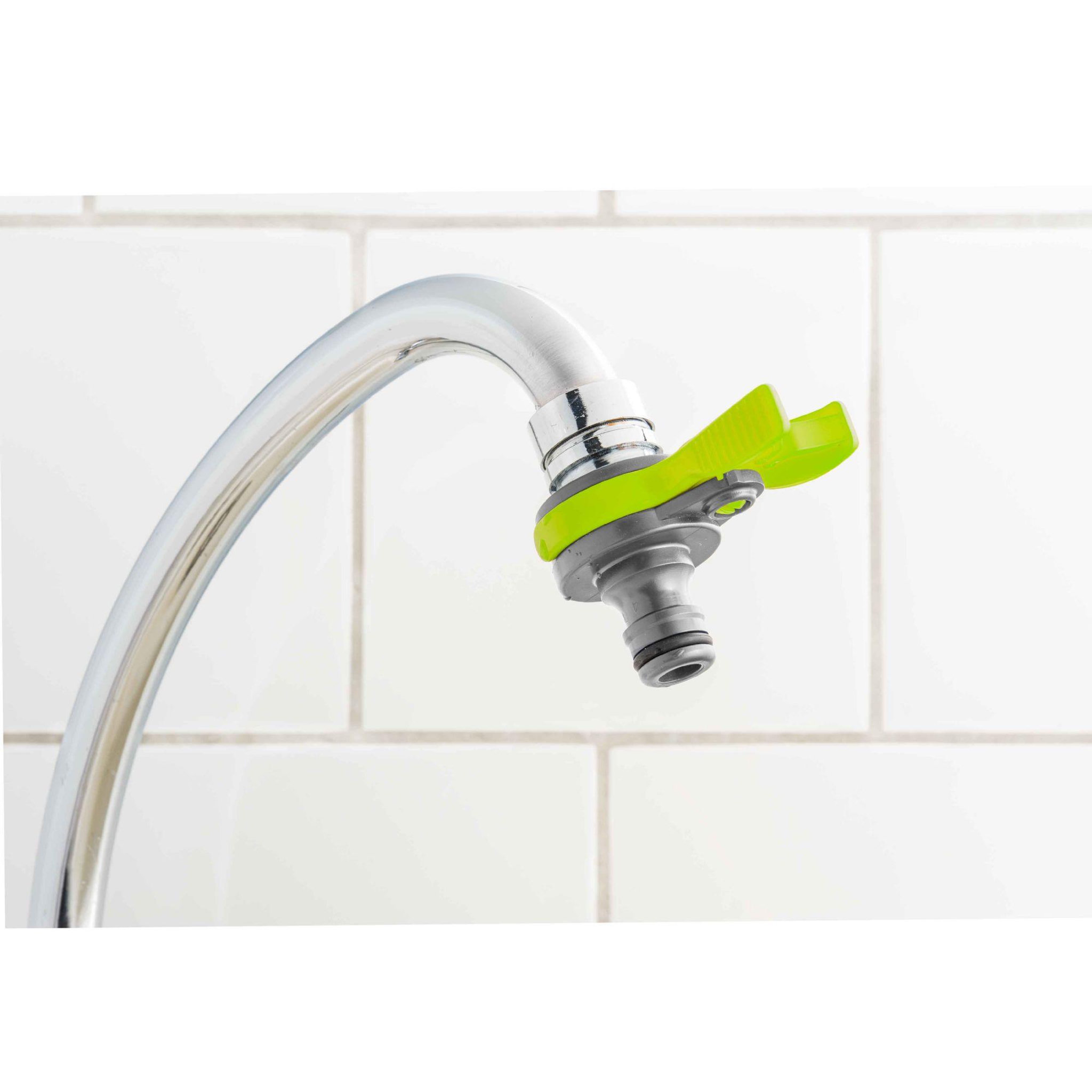 Voir la diapositive 3 : Jardibric Adaptateur arrosage pour robinet intérieur