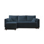 Voir la diapositive 6 : BEST MOBILIER Saphir - canapé d'angle réversible 4 places - convertible - avec coffre - en tissu