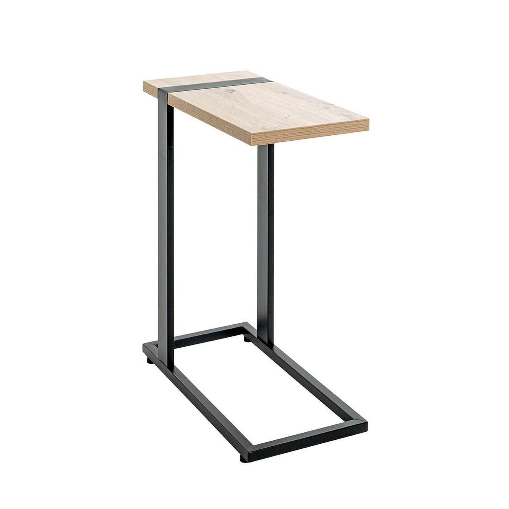Paris Prix Table d'appoint  miranda  64cm chêne & noir