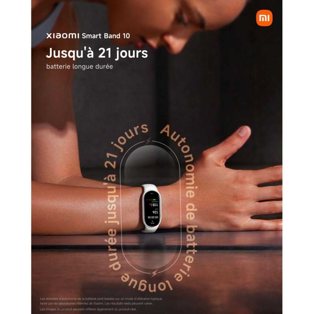 XIAOMI Montre santé Smart Band 10 Gris