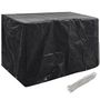 Voir la diapositive 2 : VIDAXL Housses de salon de jardin 2 pcs 8 œillets 140x70x90 cm